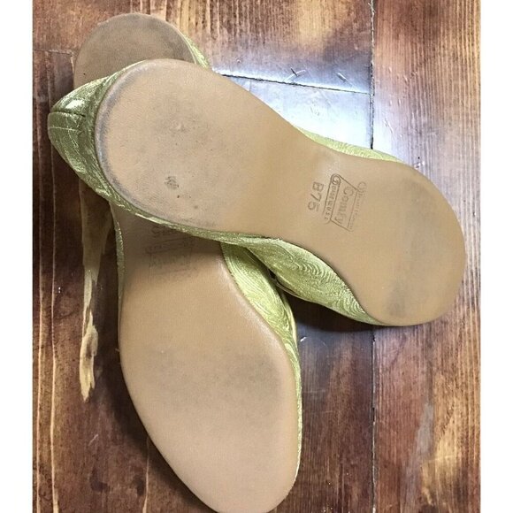 VTG YellowDaniel Green Comfy Slippers Size 7 House Shoe Made in USA - Picture 5 of 5